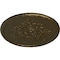 Ekena Millwork Anthony Harvest Ceiling Medallion (Fits Canopies up to 2 1/8"), 22 1/2"OD x 1 1/4"P, Brass CM22ATBRS - alternate 3